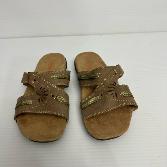 JSPORT sandals women’s size 9M Tan/Gray - Picture 6 of 6